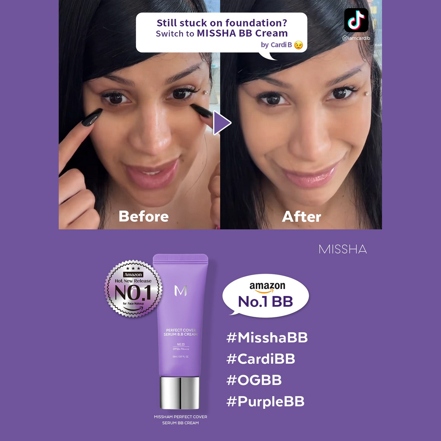 Cardi B's Pick: M Perfect Cover Serum BB Cream (35 ml)